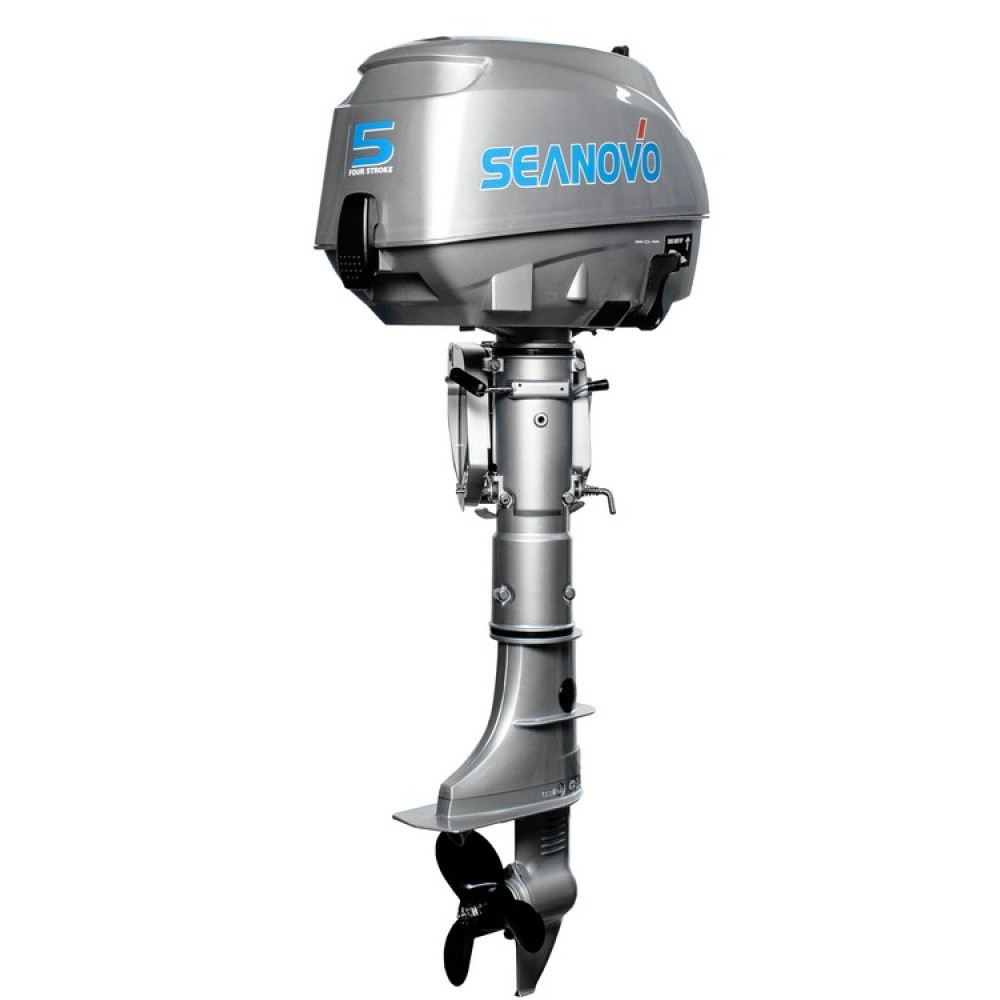 Лодочный мотор SEANOVO SNF5HL 5 л.с. четырехтактный (с баком 12л)