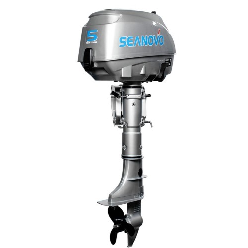 Лодочный мотор SEANOVO SNF5HL 5 л.с. четырехтактный (с баком 12л)