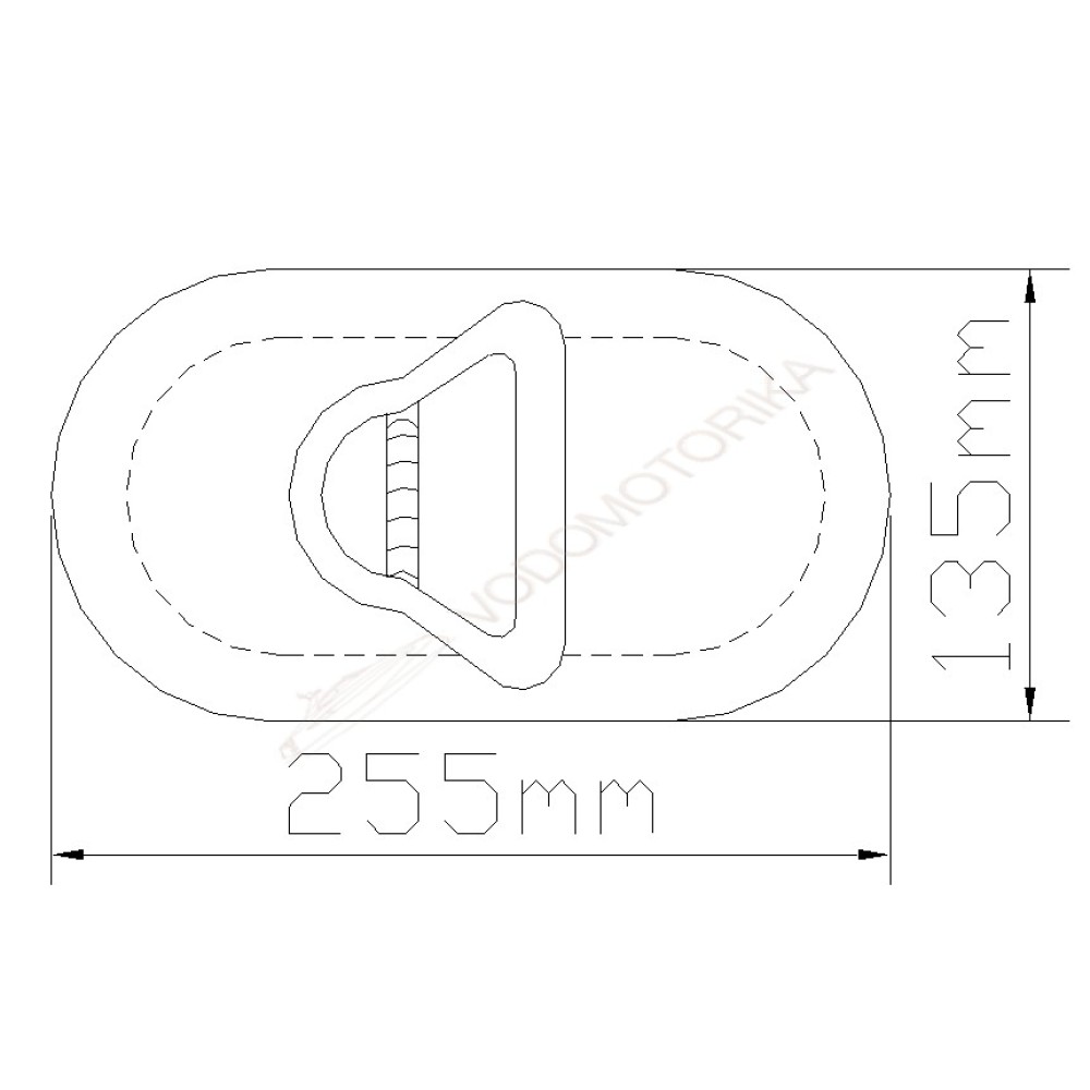 Ручка транспортировочная с накладкой, белая Sun Selection