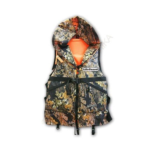 Спасательный жилет LIFEGUARD STANDARD L (камуфляж/оранжевый)