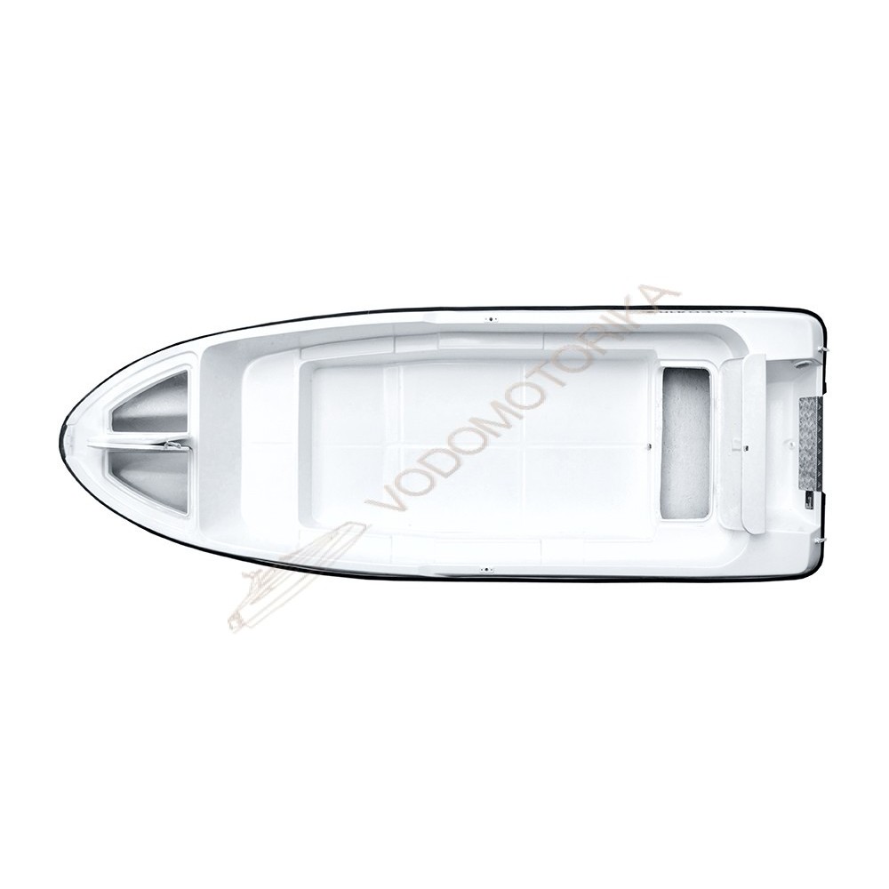 Лодка стеклопластиковая LAKER T410 (в обрешетке белый)