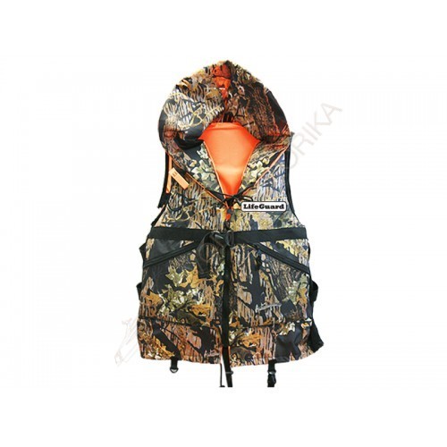 Спасательный жилет LIFEGUARD STANDARD XXL (камуфляж/оранжевый)