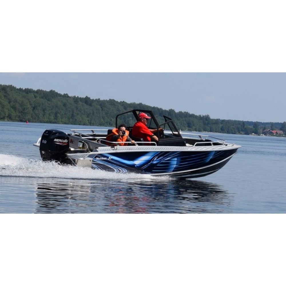 Алюминиевая лодка Wellboat 51