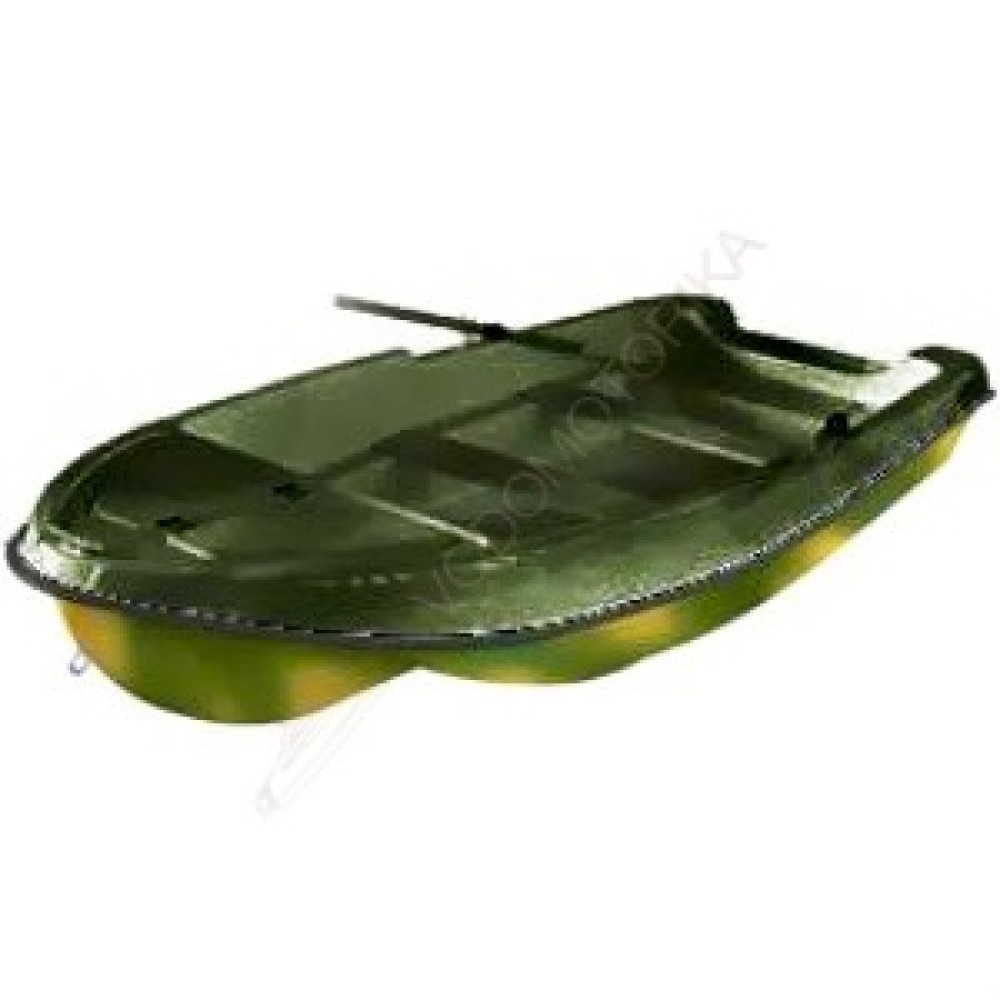 Лодка LAKER 300 пластиковая моторно-гребная ( зеленый камуфляж )