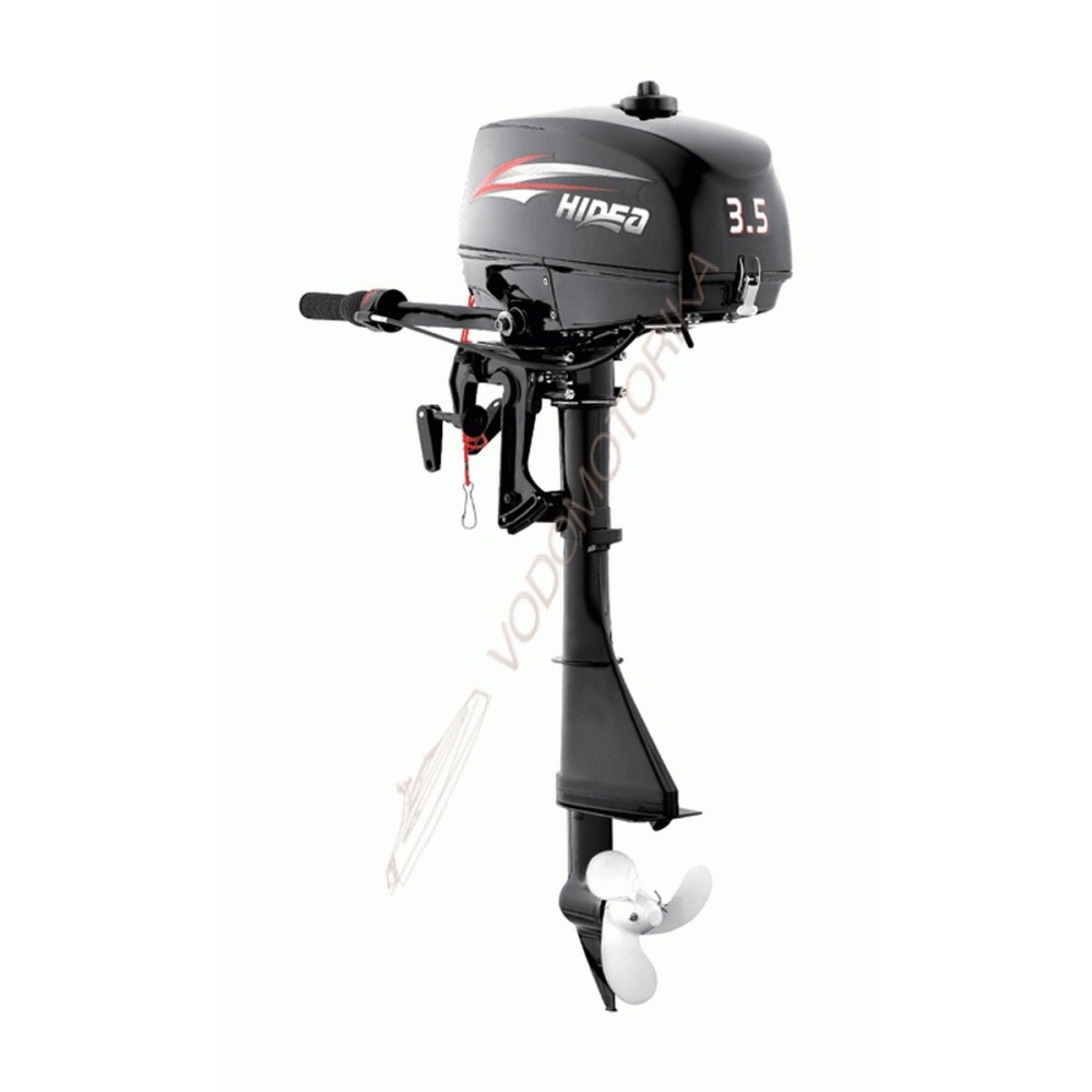 Лодочный мотор HIDEA HD3.5FHS (новый румпель) 3.5 л.с. двухтактный