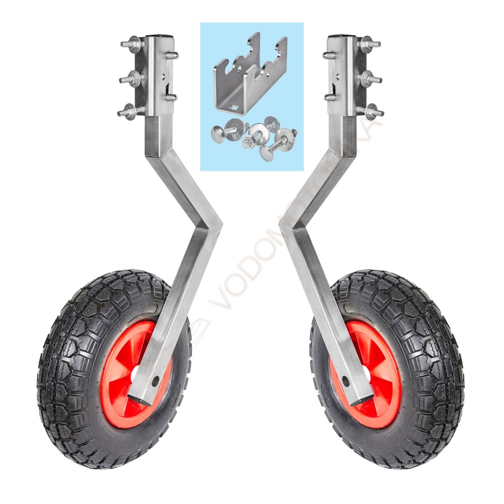 Колеса транцевые Горизонт BS-330ND (нержавейка, быстросъемные, под надувное дно)