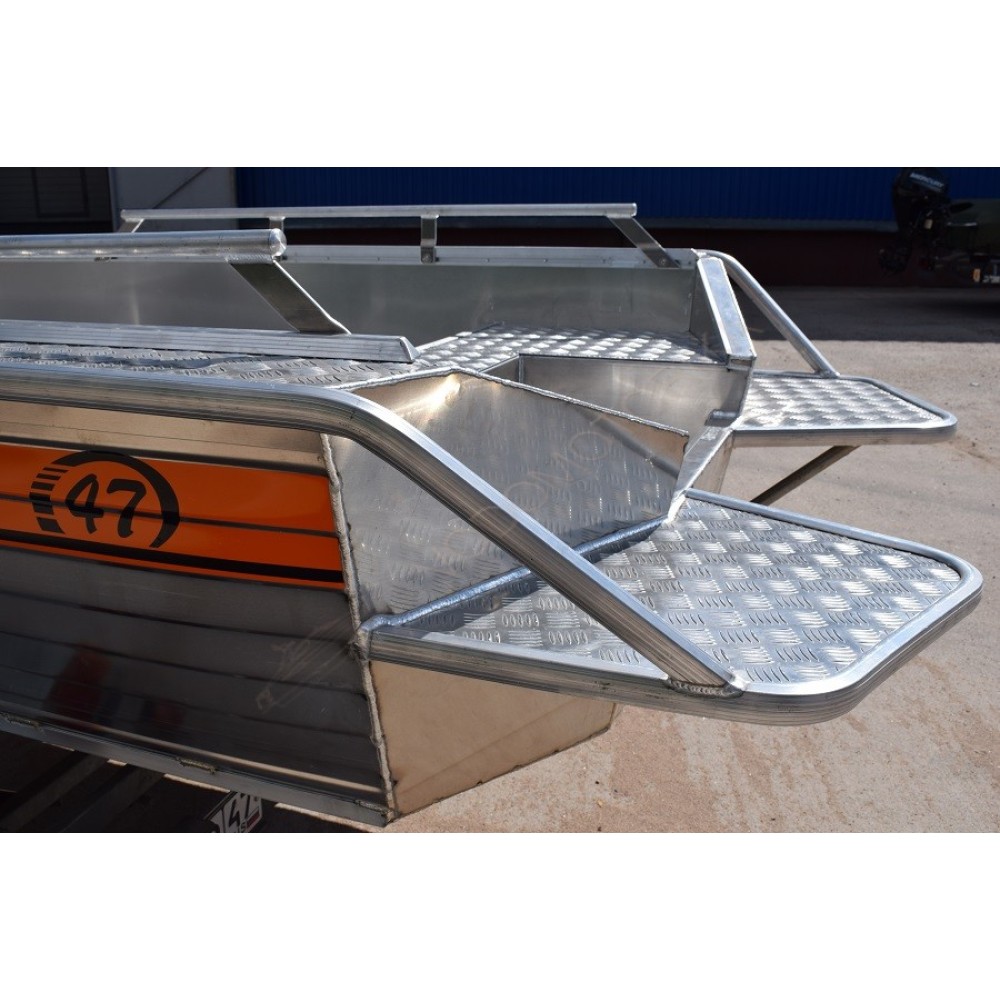 Алюминиевая лодка Wellboat 47