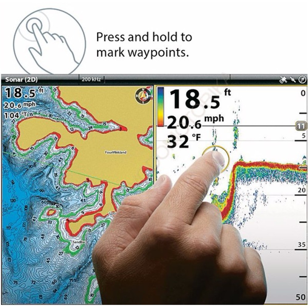 Картплоттер-эхолот Humminbird ONIX 8cxi SI Combo