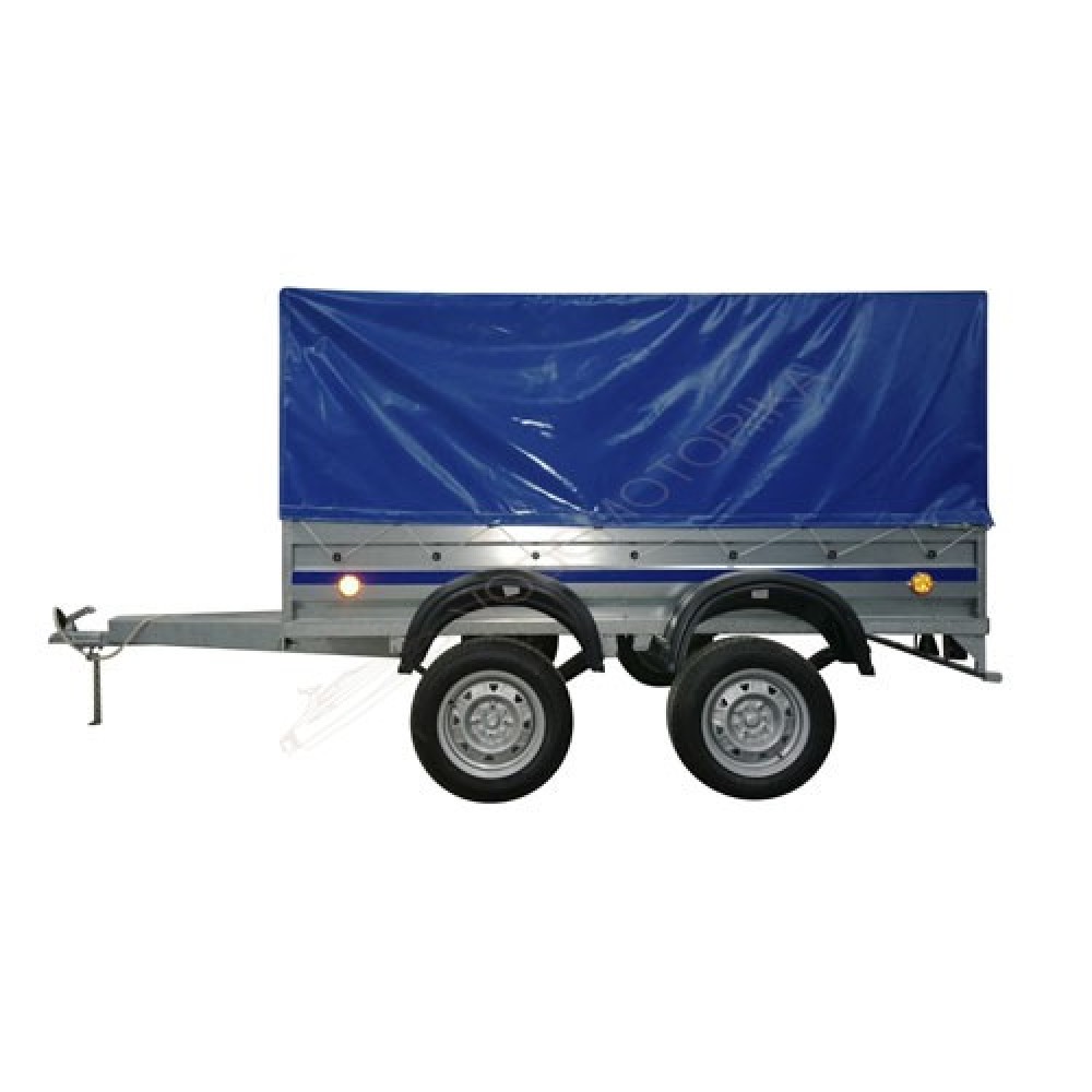 Прицеп Фаворит В 7135 2.56х1.57 высокий тент 1.1 м ( двухосный )