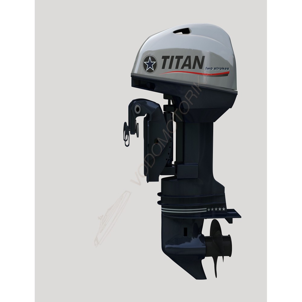 Лодочный мотор TITAN TP70AERDL 70 л.с. двухтактный