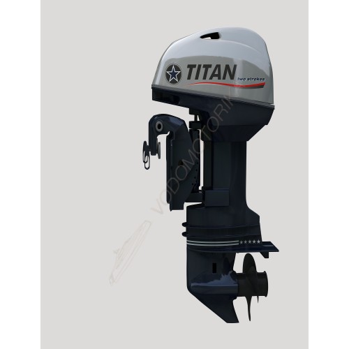 Лодочный мотор TITAN TP70AERDL 70 л.с. двухтактный
