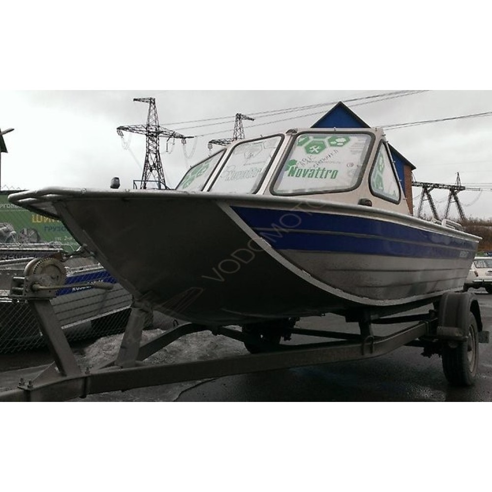 Алюминиевая моторно-гребная лодка RusBoat 43