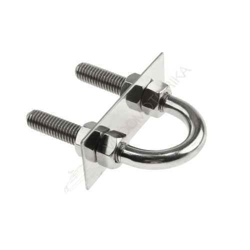 Рым-болт U-образный D13 мм, Lрез. 63 мм