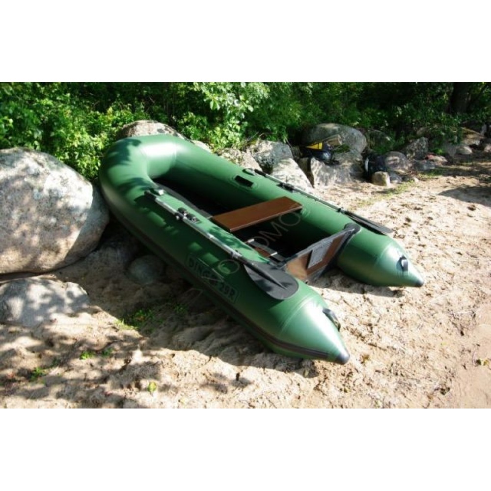 Лодка надувная DINGO 34F (красно-серый)