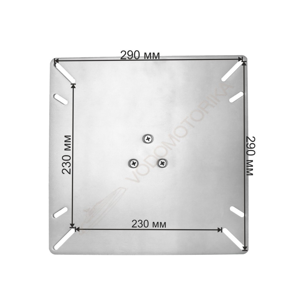 Стойка столешницы регулируемая 3 ступени 335-714 мм основание 300 мм