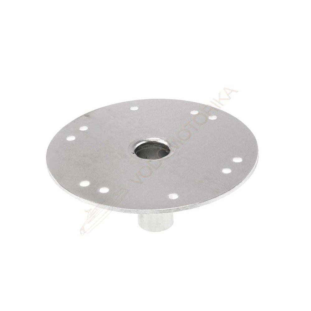 Стойка столешницы сдвижная с креплением к стенке, нержавеющая