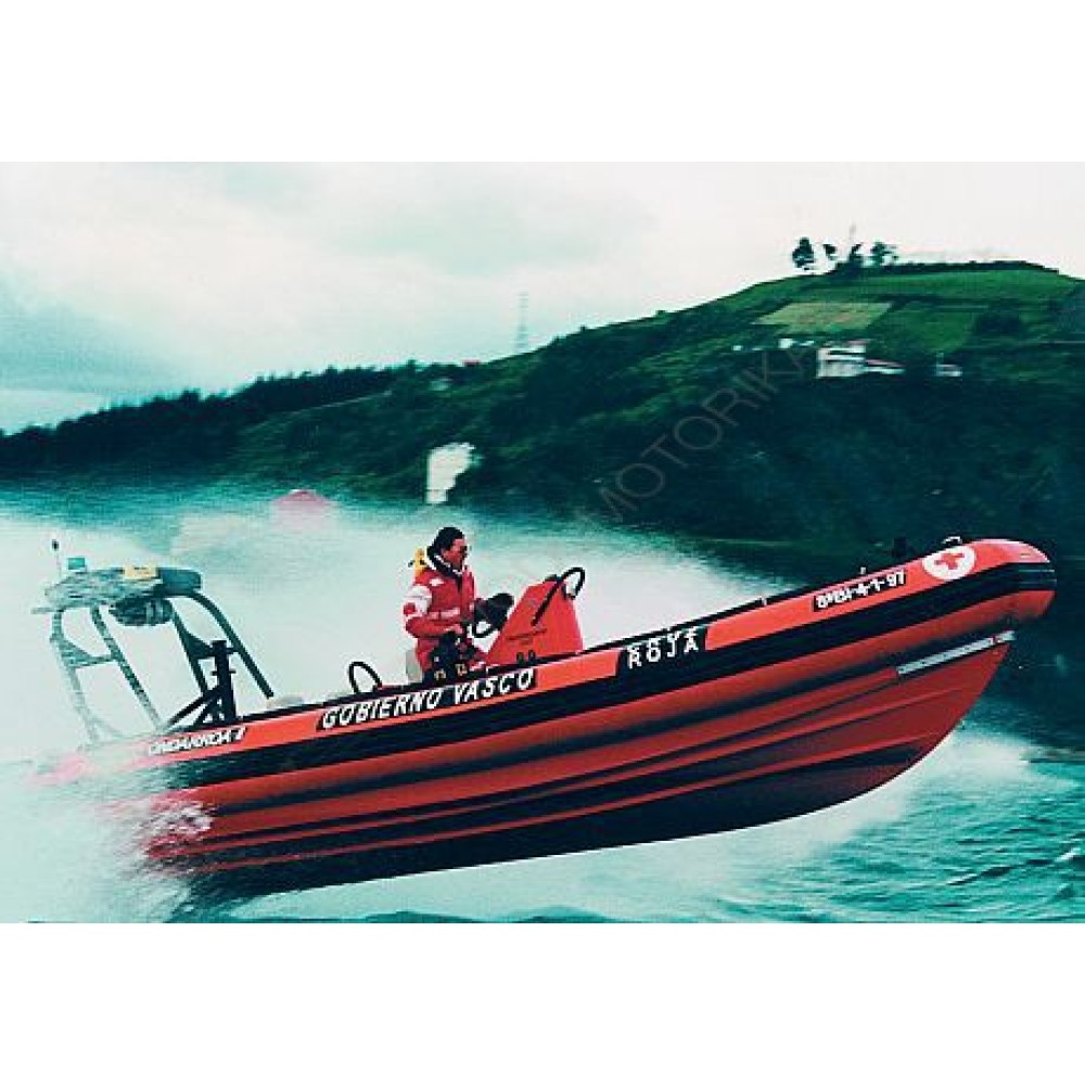 Надувная лодка ZODIAC Sea RIB SRMN 730 серая