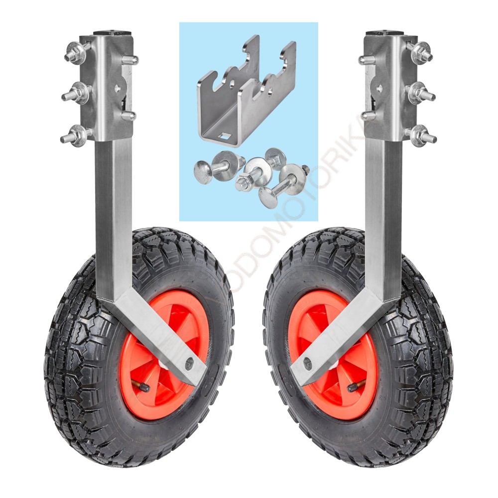 Колеса транцевые Горизонт BS-330 (нержавейка, быстросъемные)