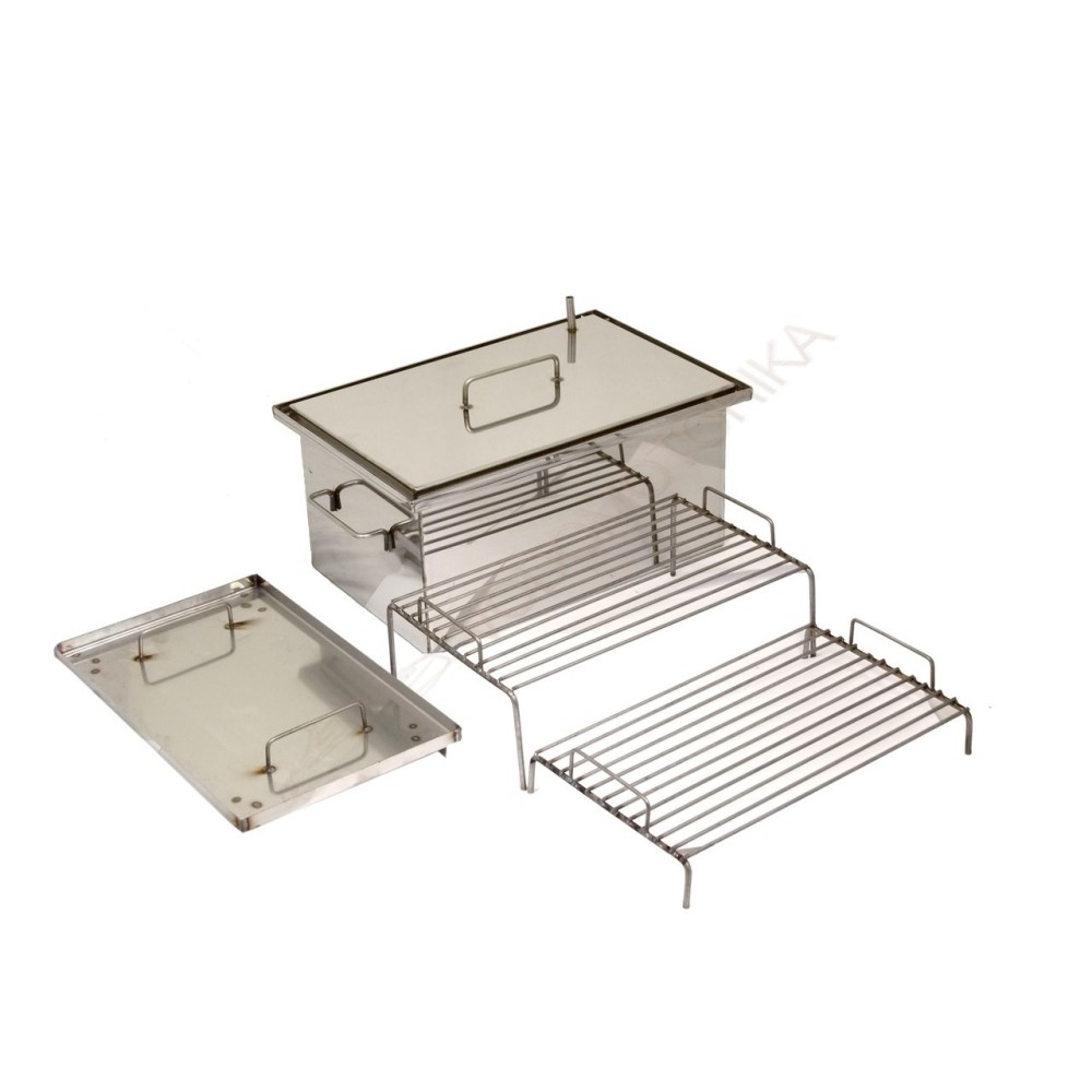 Коптильня Профи 500х250х250 ( нержавейка aisi 430 - 2 мм ) с гидрозатвором