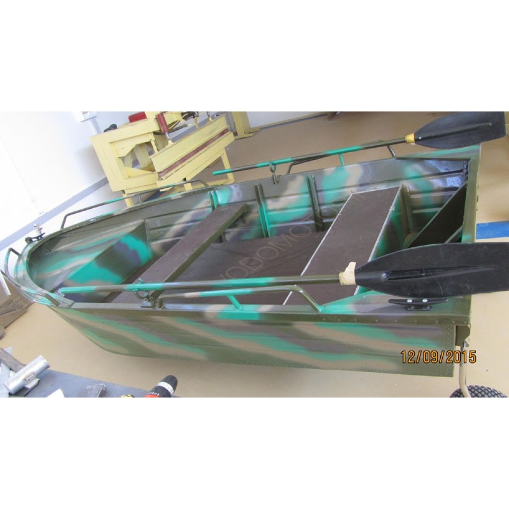 Алюминиевая моторно-гребная лодка Охотник 320