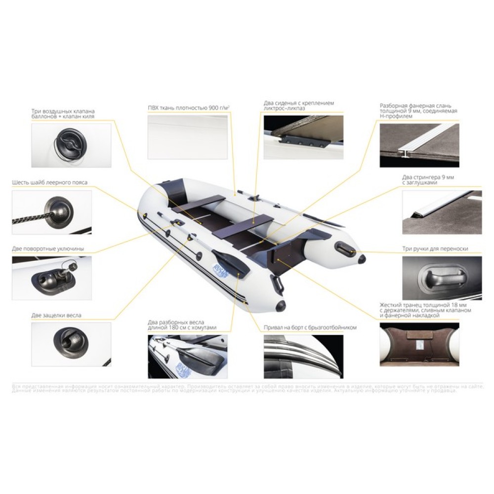 Надувная лодка RUSH 2800