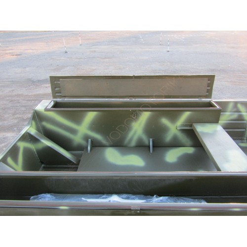 Алюминиевая моторно-гребная лодка Охотник 440Б