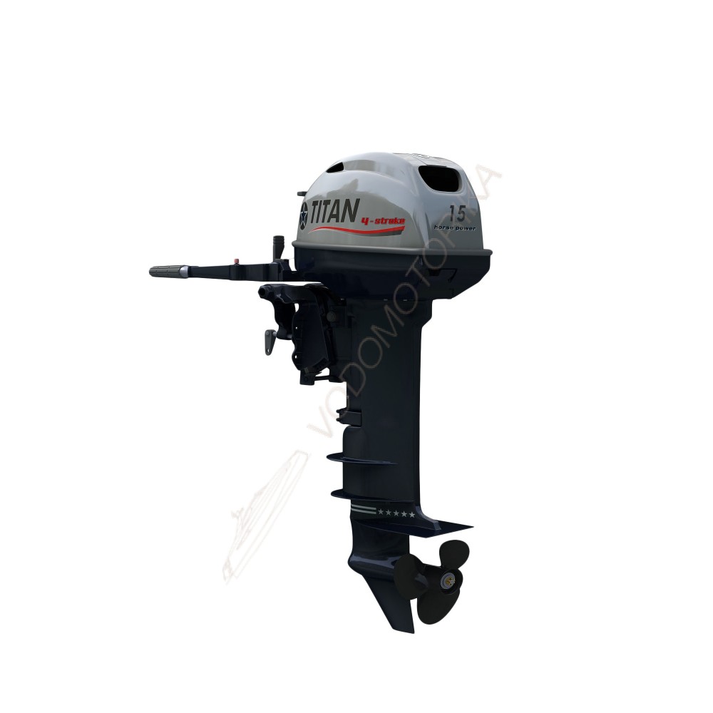 Лодочный мотор TITAN FTP15AMHL 15 л.с. четырехтактный