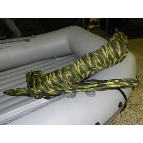 Тент ходовой на лодку Ротан 380 К зеленый камуфляж