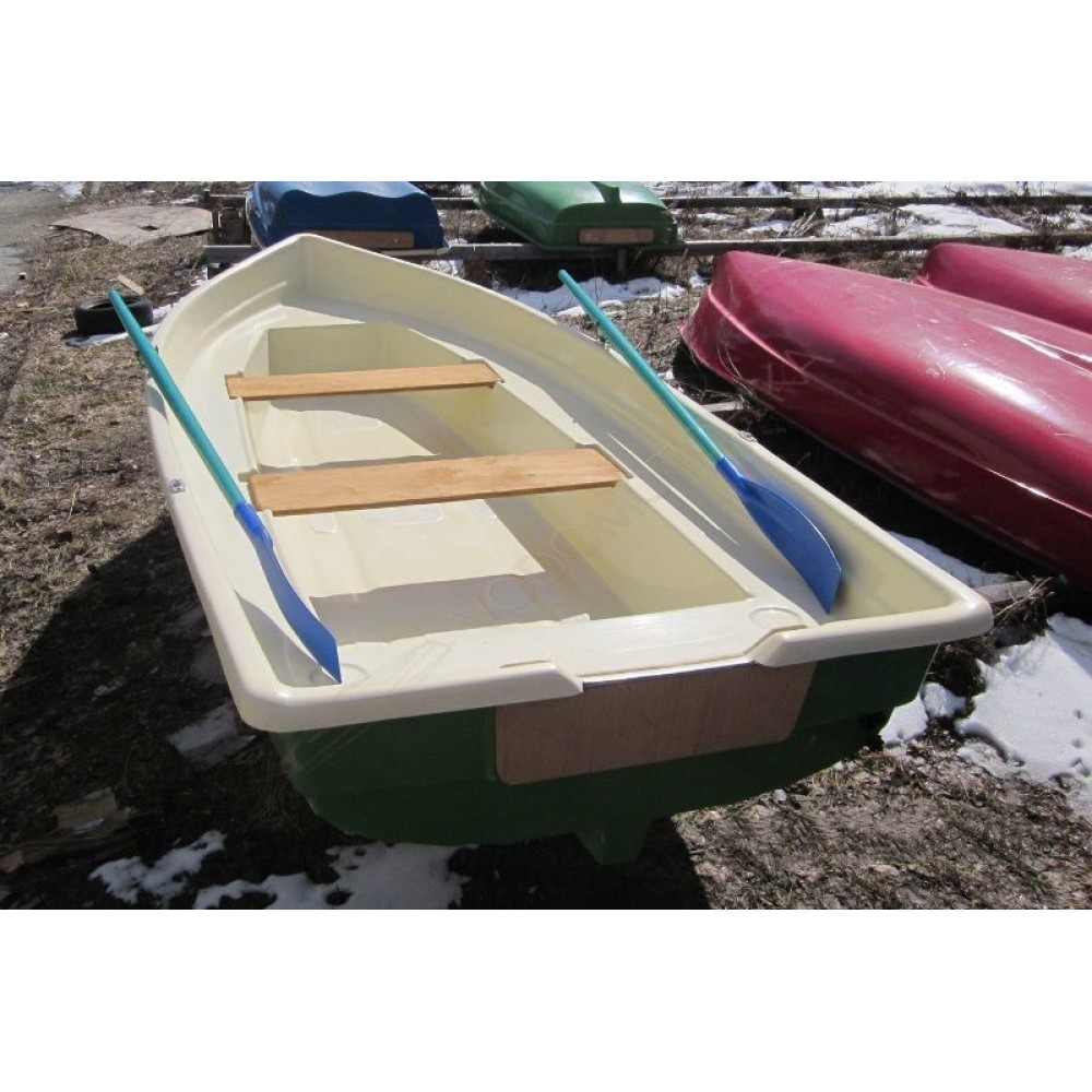 Стеклопластиковая лодка Тортилла-395 с Рундуками