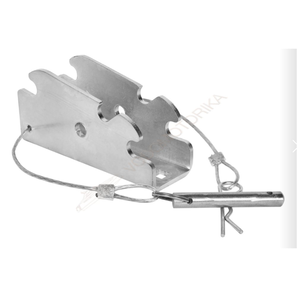 Колеса транцевые Горизонт OTU-330 (ZN) (оцинковка, универсальные - откидные, усиленные)