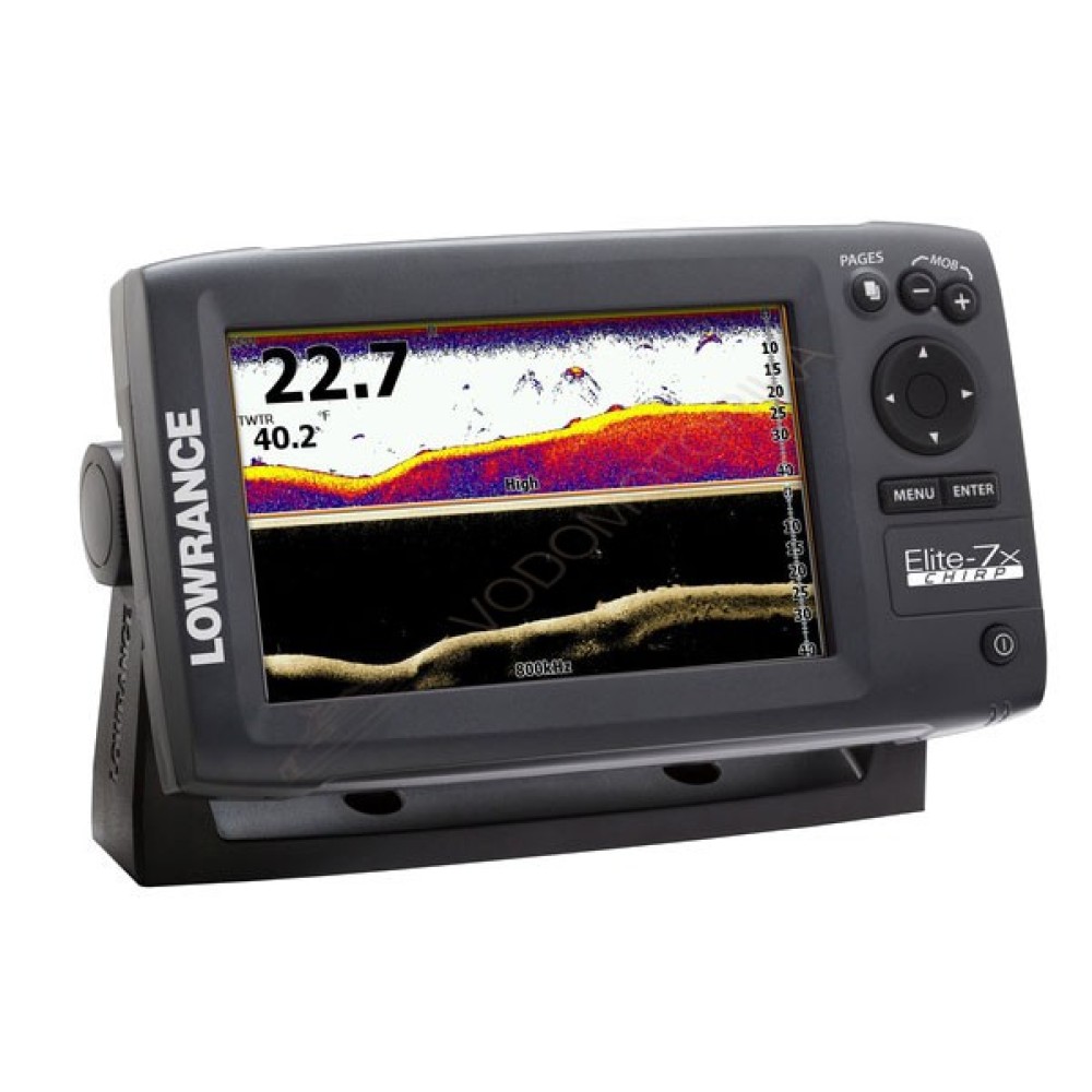 Картплоттер-эхолот Lowrance Elite-7x CHIRP (83/200+455/800kHz)