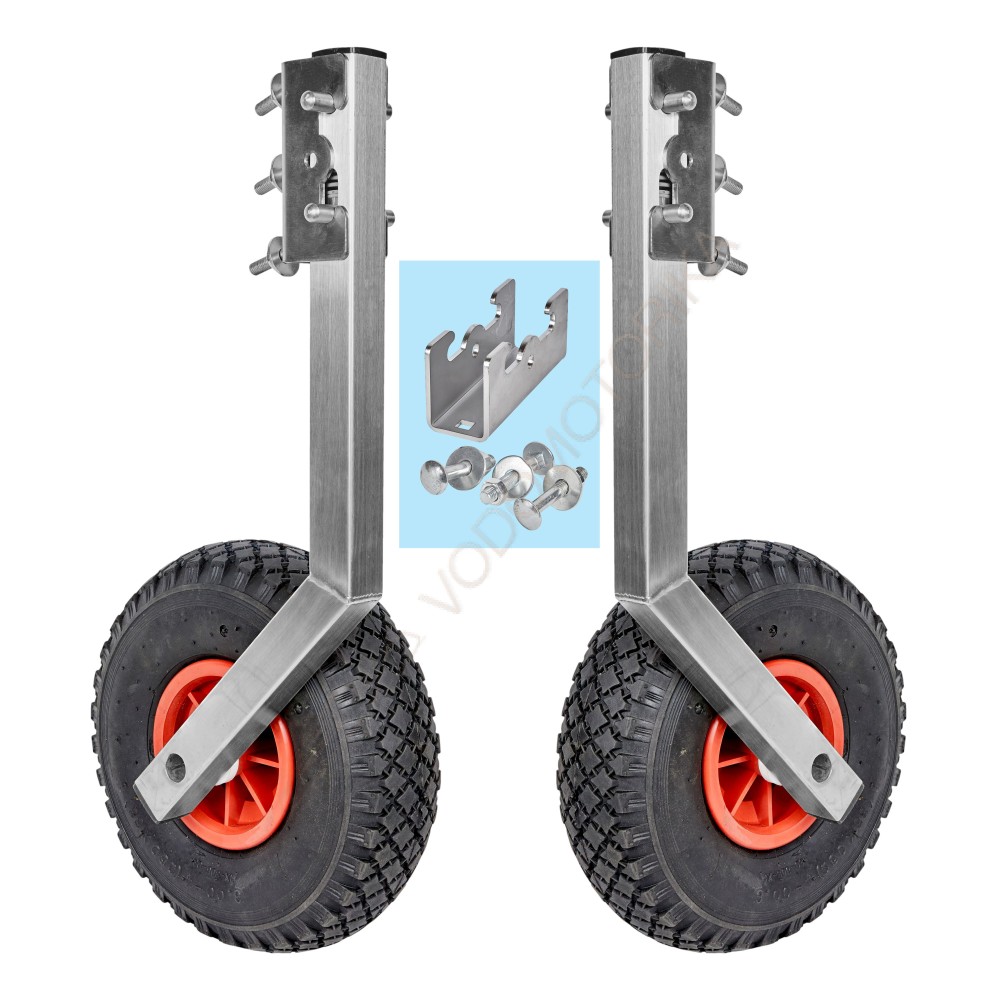 Колеса транцевые Горизонт BS-260 (нержавейка, быстросъемные)