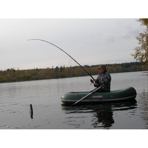 Лодка Мнев и К TUZ-240 (оливка) натяжное днище