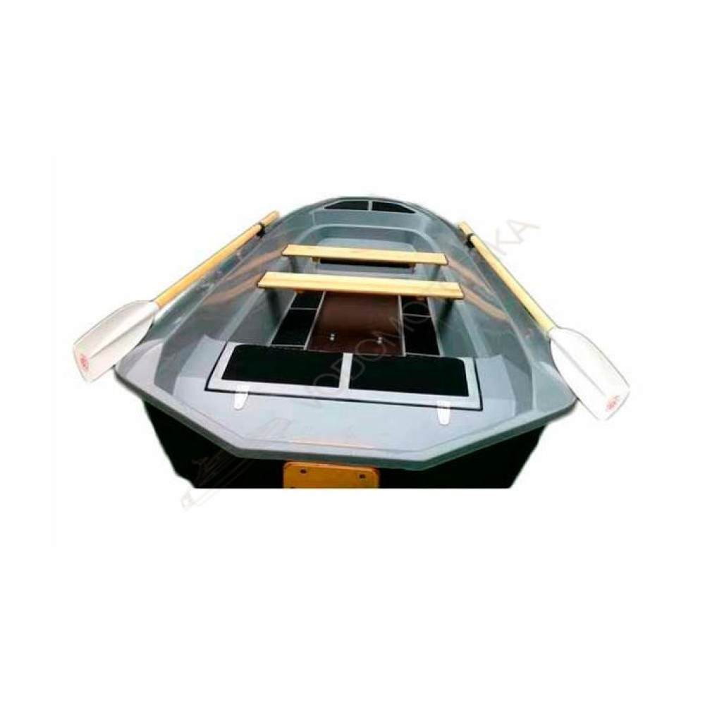 Пластиковая моторно-гребная лодка Шарк-400 New