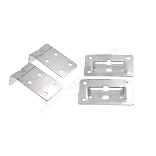 Комплект кронштейнов столешницы 86х52х70х2 мм, нержавеющий