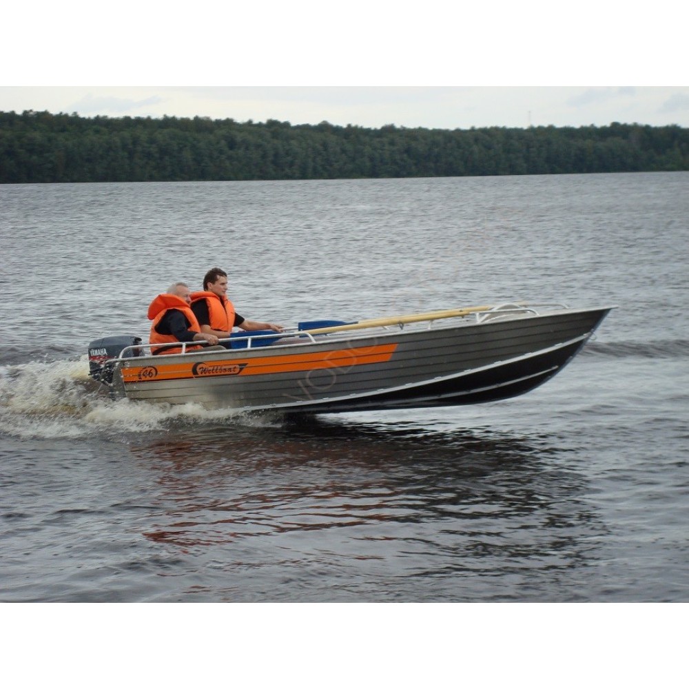 Алюминиевая лодка Wellboat 46