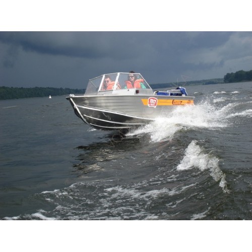 Алюминиевая лодка Wellboat 45M