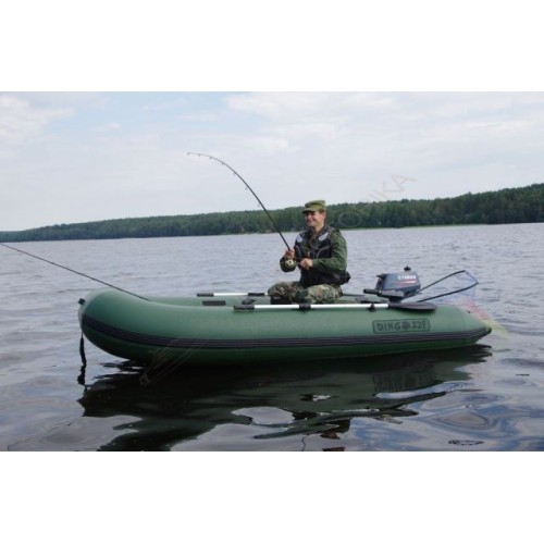 Лодка надувная DINGO 34F (сине-серый)
