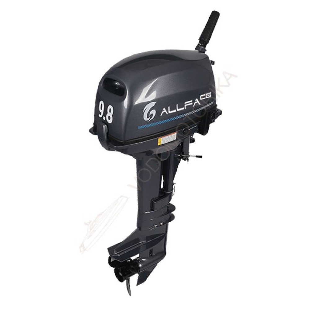 Лодочный мотор ALLFA CG T9.8 (9.8 л.с. двухтактный) (синий, зеленый, красный)