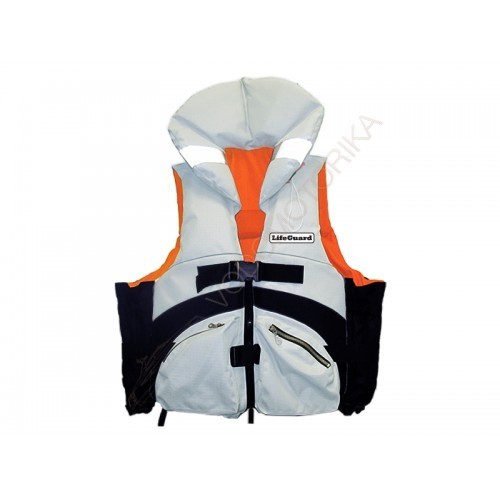Спасательный жилет LIFEGUARD PREMIUM XXL (серый/оранжевый)