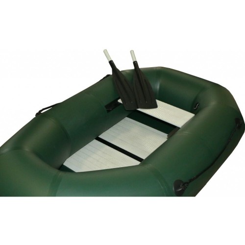 Надувная Лодка ПВХ Polar Bird PB-280Т Teal (зеленая, серая) + стеклокомпозитная слань