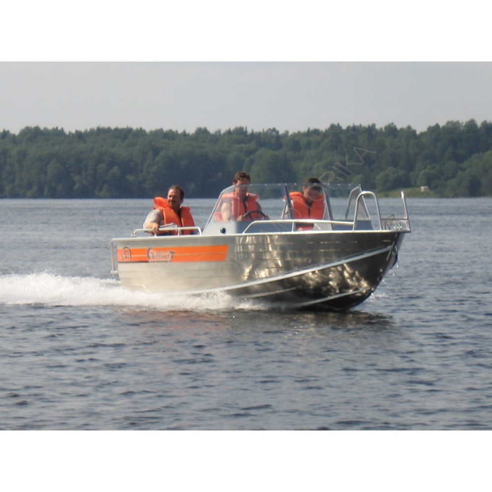 Алюминиевая лодка Wellboat 53 DC