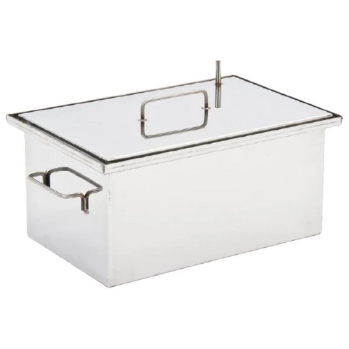 Коптильня ПРЕСТИЖ 500х200х200 ( нержавейка aisi 304 - 2 мм ) с гидрозатвором