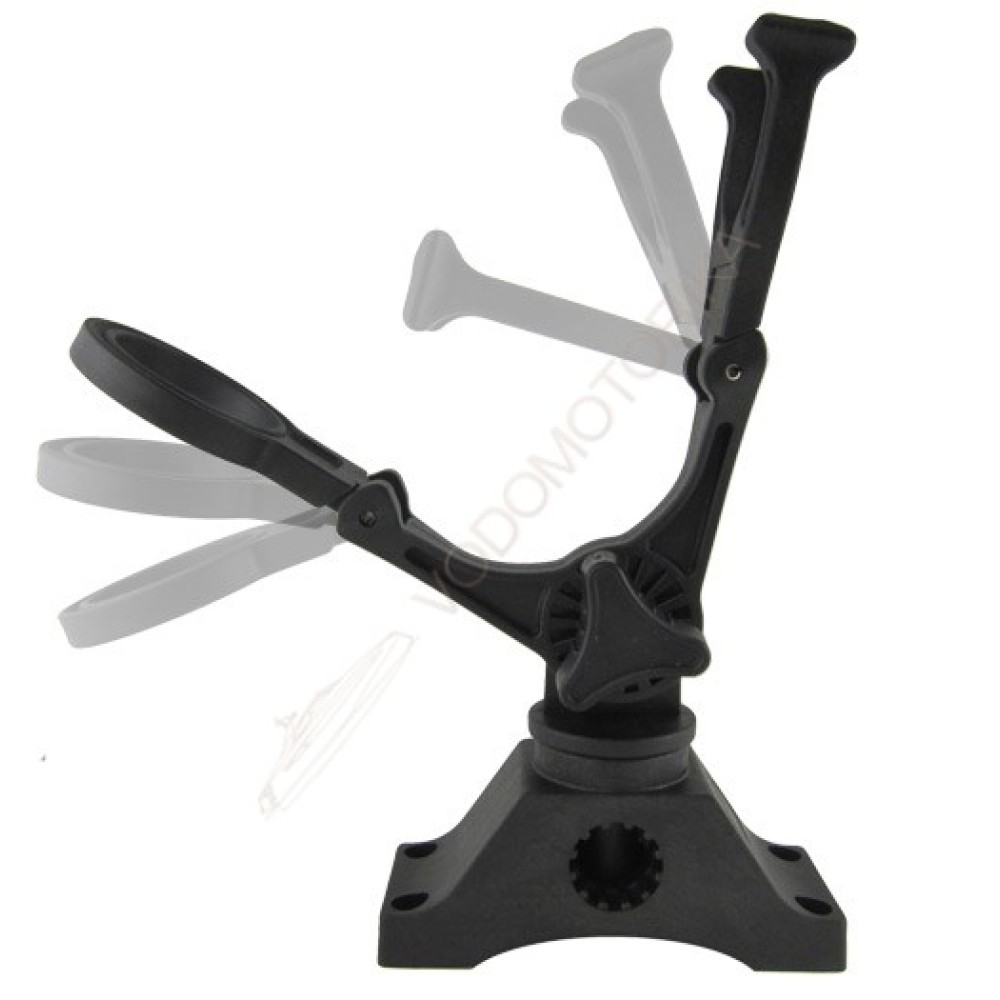 Подставка под удочку черная в комплекте с креплением CFMT101, складная CFRH408_MT101