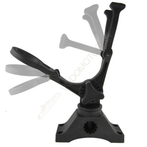 Подставка под удочку черная в комплекте с креплением CFMT101, складная CFRH408_MT101