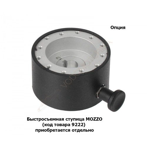 Рулевое колесо MANTA обод серый, спицы черные д. 355 мм Volanti Luisi