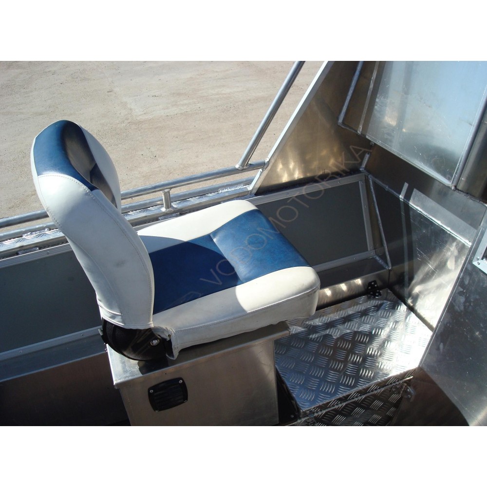 Алюминиевая лодка Wellboat 53 рубка