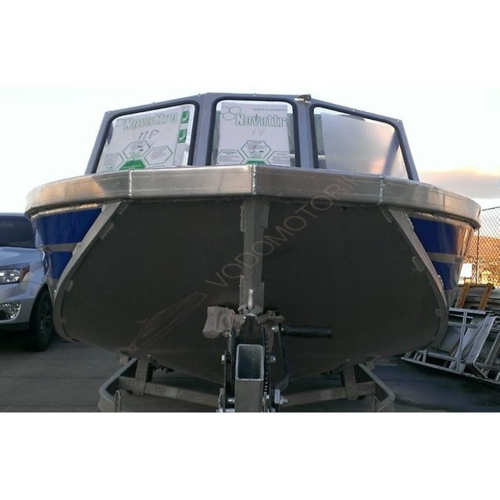 Алюминиевая моторная лодка RusBoat 47 JET под подвесной водомет