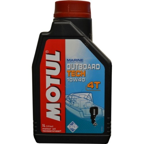 Моторное масло для 4-х тактных двигателей Motul outboard tech 4t 10w-40