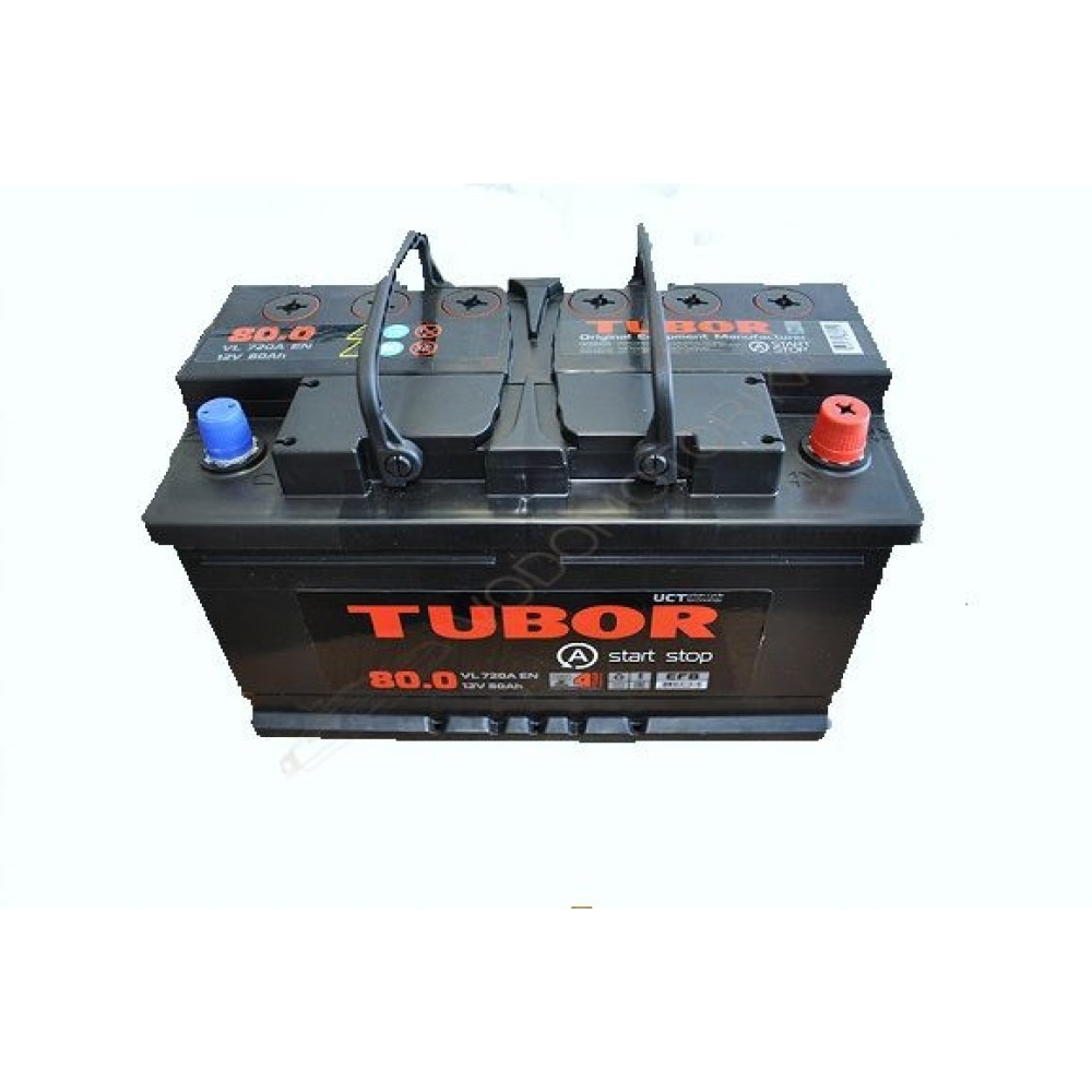 Аккумулятор Tubor OEM EFB 6СТ-80.0 VL (Start-Stop)